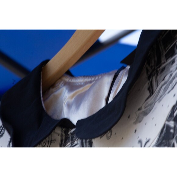 Sourpuss Cream Kraken’s Revenge Lizzie Dress Retired Rockabilly Pinup Style | XS - Picture 13 of 16